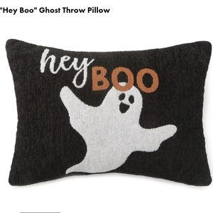 🆕 Hey BOO Ghost Throw Pillow